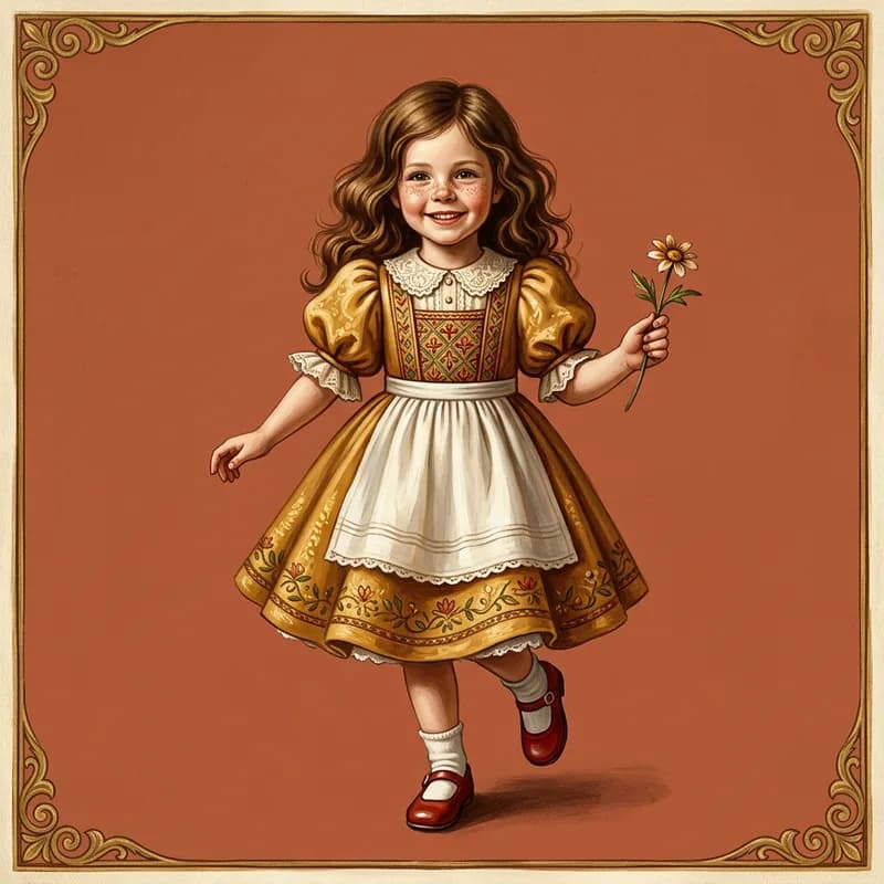 Lena as a character in the Classic Storybook style