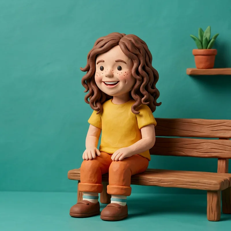 Lena as an illustrated character