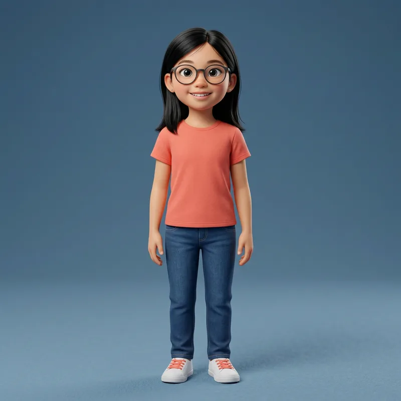 Maya as an illustrated character