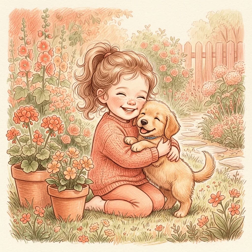 An example illustration in the Colored Pencil style
