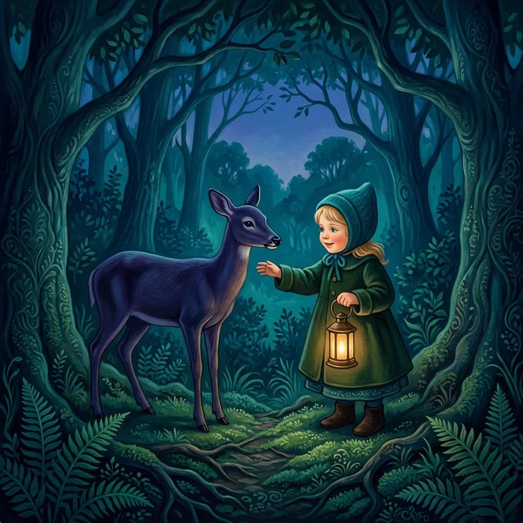 An example illustration in the Classic Storybook style