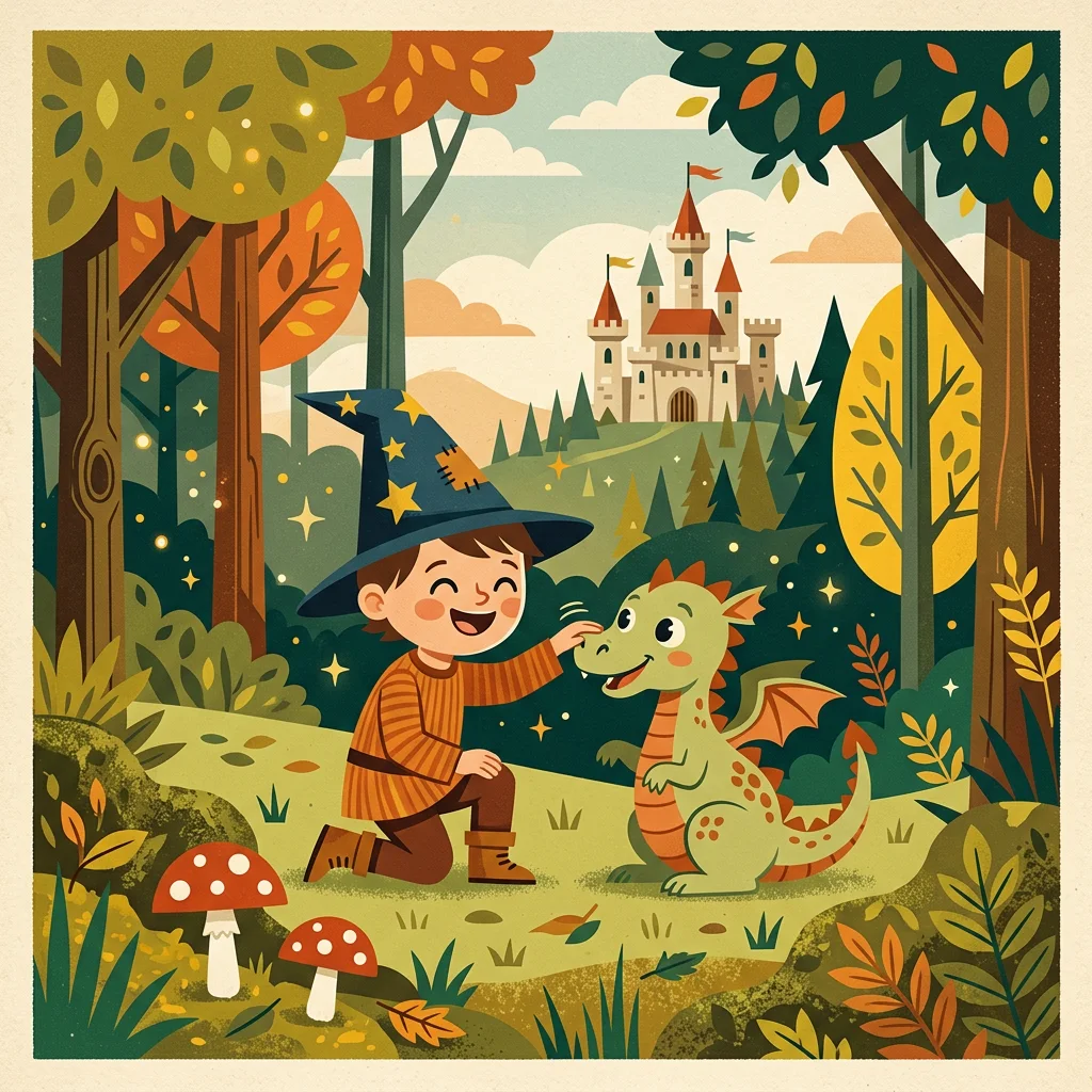 Sample illustration from a personalized LittleReaders children's book