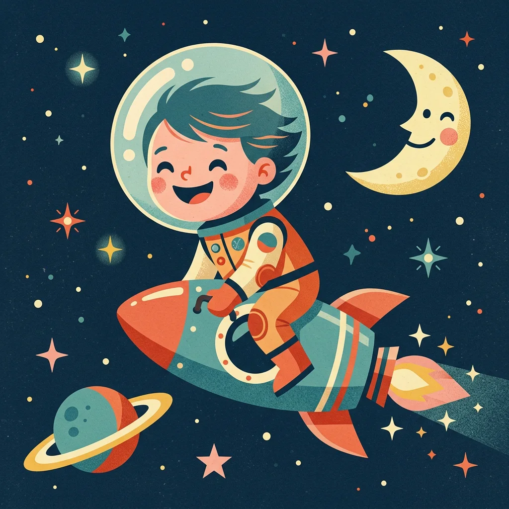 Sample illustration from a personalized LittleReaders children's book